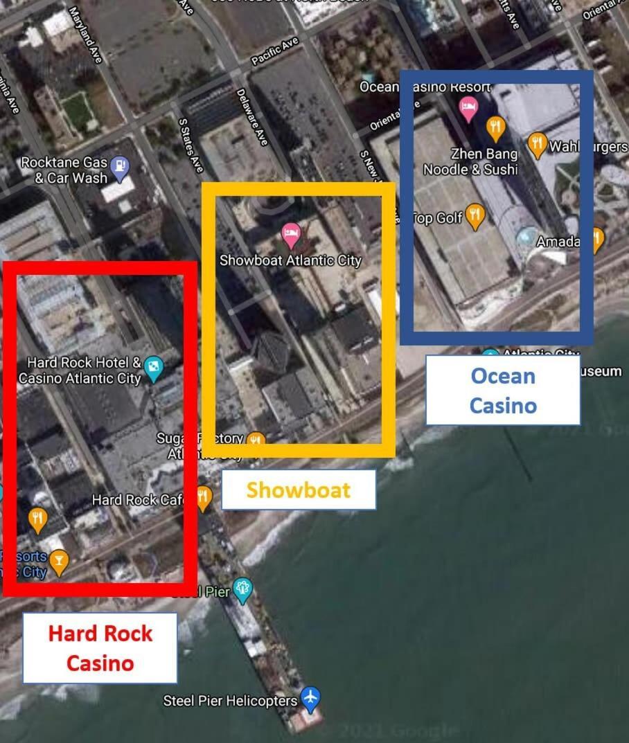 Boardwalk Cozysuites Beachfront 2Br 3Ba Condo Atlantic City Exterior photo